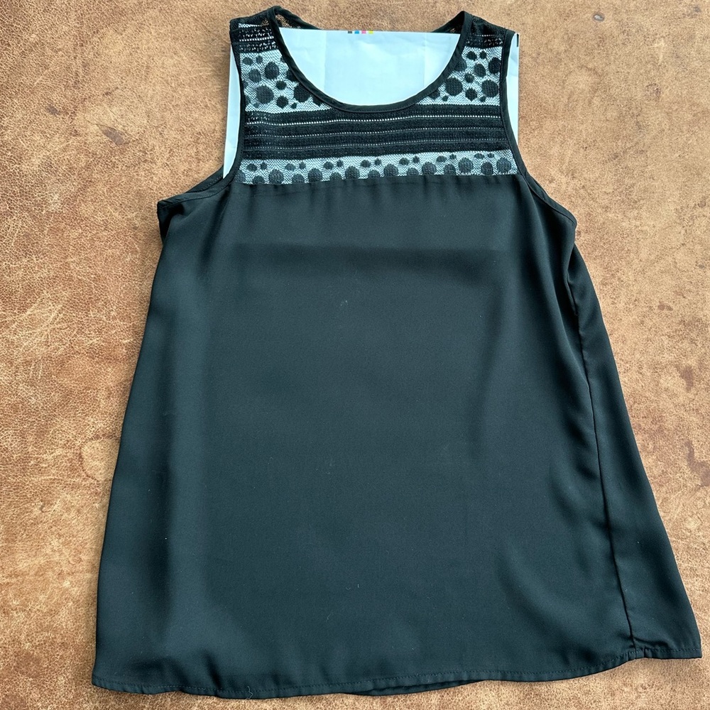 PAPERMOON Sabrina Yoke Detail Blouse, Black, XS